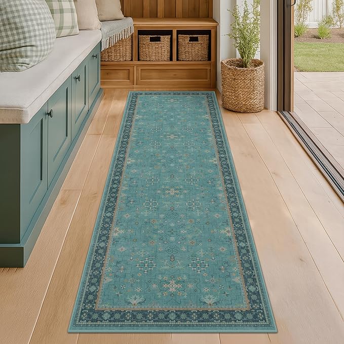 Hazo Haus Boho 2x6 Non Slip Kitchen Rug Runner - Image 3