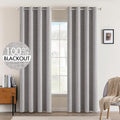 MIULEE Linen Texture 84 Inches Curtains by MIULEE