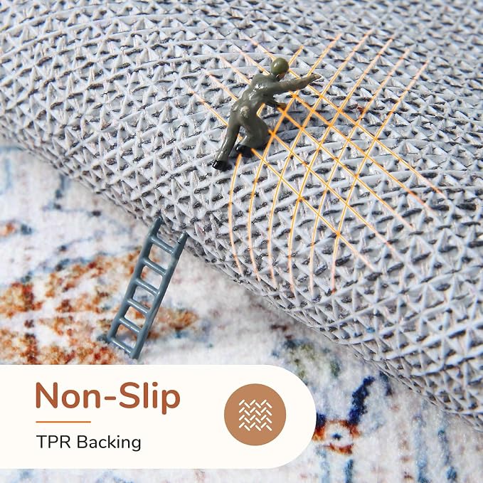 OPPODREAM Soft Entryway Rug 2x6, 2x6 Rug Runner, Neutral Washable Hallways - Image 3