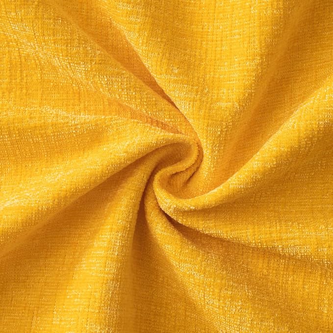 MIULEE Pack of 2 Couch Throw Pillow Covers 18x18 Inch Soft Goose Yellow - Image 2