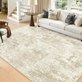 Washable Area Rugs 6'x9' Non-Slip Modern Abstract Soft by RELEANY