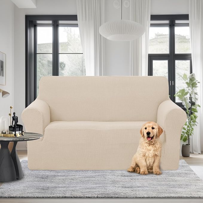 U-NICE HOME Loveseat Cover Stretch Couch Cover Sofa Cover Sofa Slipcover - Image 2