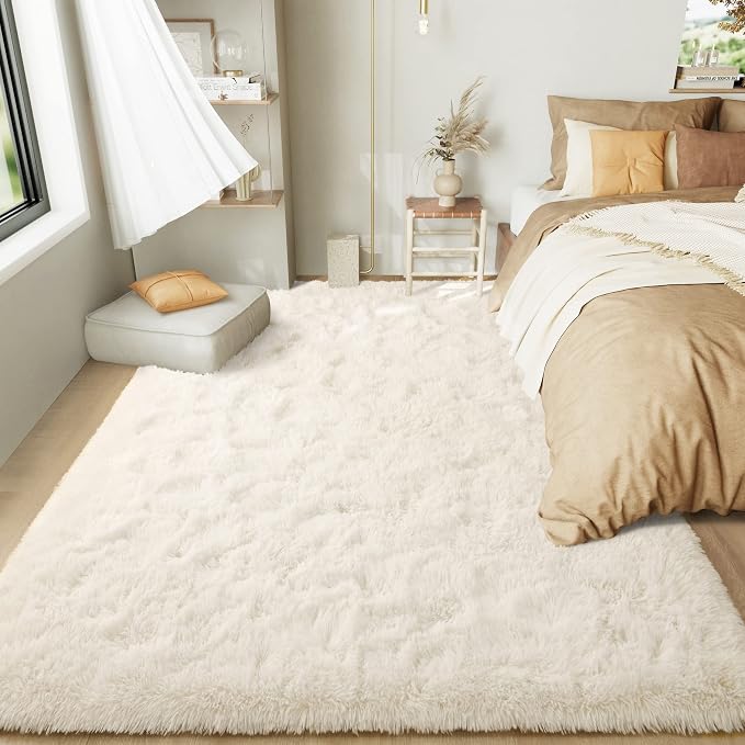 LOCHAS Ultra Soft Indoor Modern Area Rugs Fluffy Living Room Carpets - Image 8