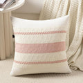 Fancy Homi Set of 1 Boho Pink Decorative Throw Pillow Cover 20x20 Inch by Fancy+Homi