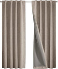 Joydeco 100% Blackout Curtains for Bedroom by JOYDECO