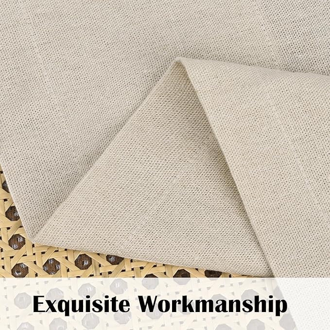 FRAMICS Farmhouse Cotton Linen Curtains - Image 3