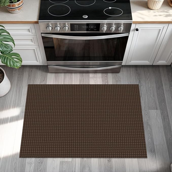KOZYFLY Indoor Door Mat 2x3 ft Small Area Rugs Washable Front Door Mat Non Slip - Image 2