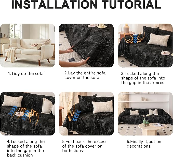 HANDONTIME Washable Couch Covers - Image 7