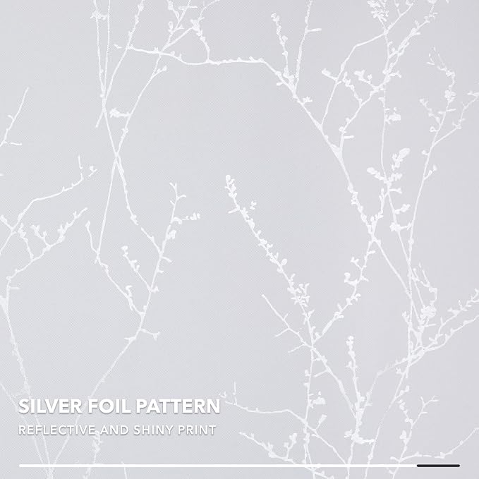 Deconovo Greyish White Curtains, Room Darkening Curtain, Thermal Insulated - Image 7