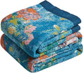 MSGKV Boho Throw Blanket for Couch 50"x60" Cotton Blanket by MSGKVHomeTextiles