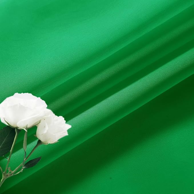 SpaceDresser Basic Rod Pocket Sheer Voile Window Curtain Panels Green 1 Pair 2 - Image 6