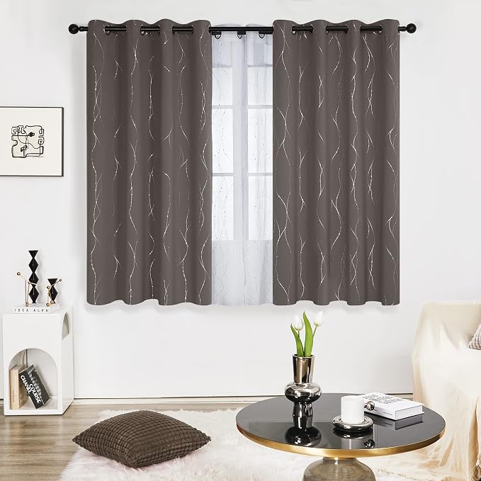 Deconovo Blackout Curtains, Thermal Insulated Soundproof Grommet Drapes - Image 2