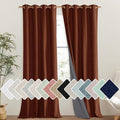 NICETOWN 100% Absolutely Blackout Linen Curtains by NICETOWN