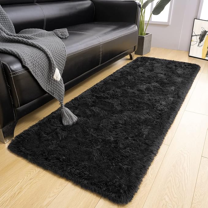 LOCHAS Ultra Soft Indoor Modern Area Rugs Fluffy Living Room Carpets by LOCHAS