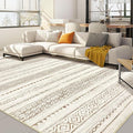 Nakagishi 5x8 Area Rug Living Room: Washable Boho Large Neutral Modern Soft by NakagishiAreaRug