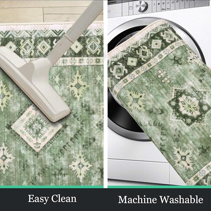 HEBE Boho Kitchen Rug Sets 3 Piece - Image 5