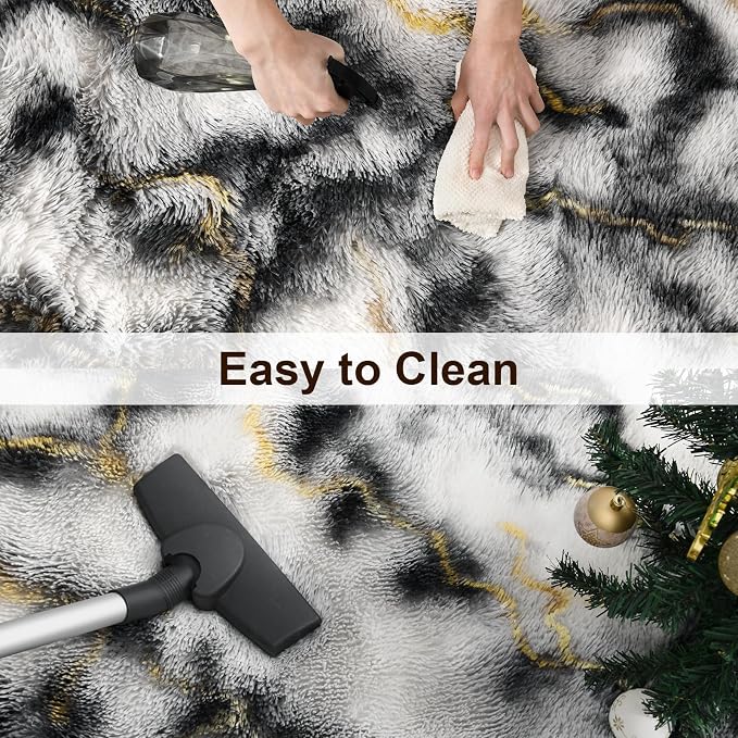 TWINNIS Super Soft Shaggy Rugs Fluffy Carpets, 5x8 Feet, Indoor Modern Plush - Image 6