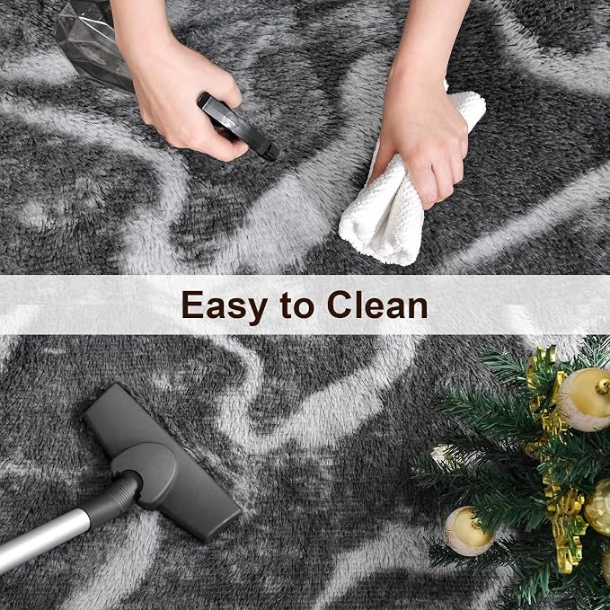 TWINNIS Super Soft Shaggy Rugs Fluffy Carpets, 5x8 Feet, Indoor Modern Plush - Image 6