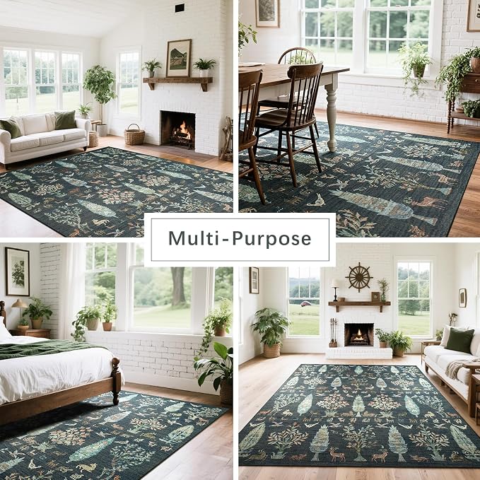 Washable Rugs 8x10 Area Rugs for Living Room, Dining Room- Large Ultra Soft - Image 5