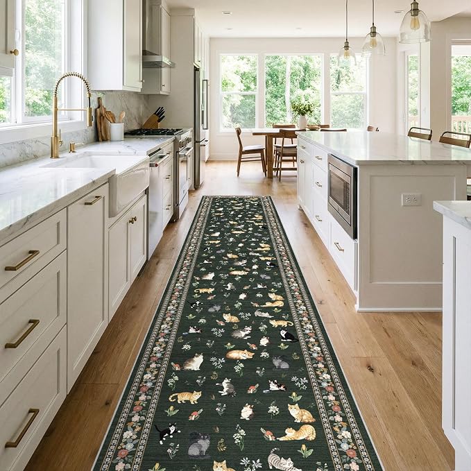 2x12 Washable Hallway Runner Rug - Image 3