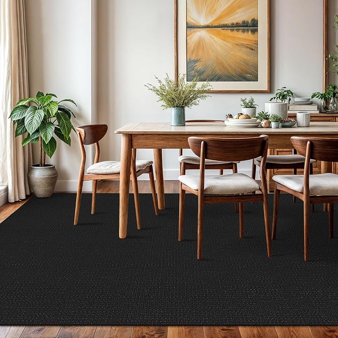 KOZYFLY Washable Area Rug 6x9 ft Rubber Backed Non Slip Rugs - Image 2