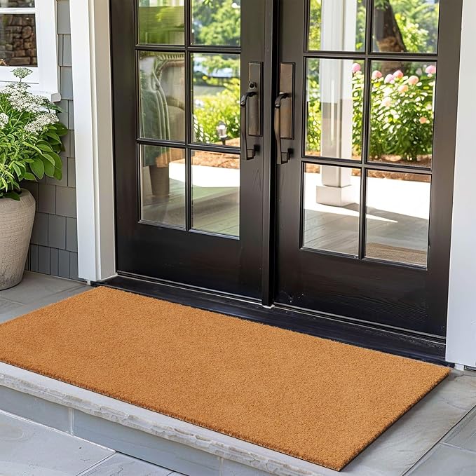 Barnyard Designs Natural Coco Coir Heavy Duty Backing Doormat - Image 2