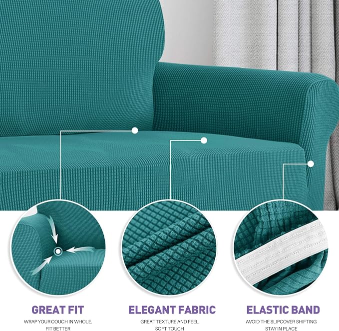 ZNSAYOTX Super Stretch Couch Cover Universal Sofa Covers - Image 3