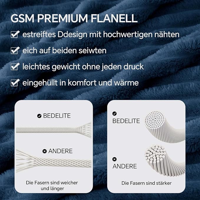 BEDELITE Fleece Throw Blanket for Couch - Image 5