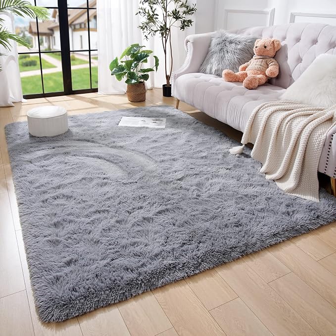 Amearea Premium Soft Fluffy Area Rug Modern Shag Carpet, 3x5 Feet, Fuzzy Shaggy by AmeareaDirect