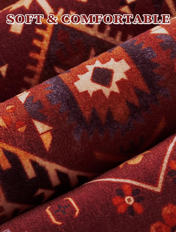 SERISSA 2'6"x12' Washable Non Slip Boho Runner Rug - Image 5