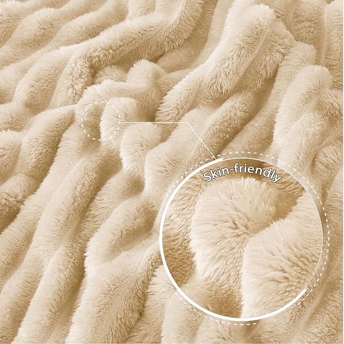 Exclusivo Mezcla Striped Queen Size Fleece Blanket - Image 5