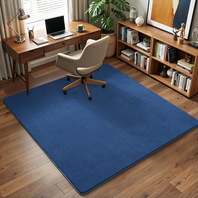 Amearea 4x4 Square Area Rugs for Bedroom Living Room, Modern Blue Thickened - Image 7