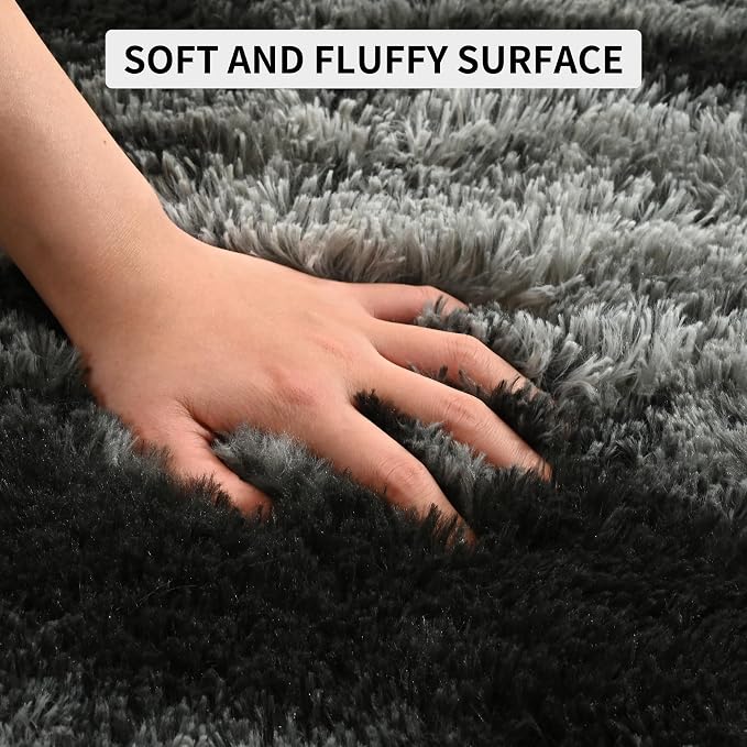Tepook Soft Fluffy Rugs for Living Room, 5x8 Shaggy Area Rug for Bedroom - Image 6