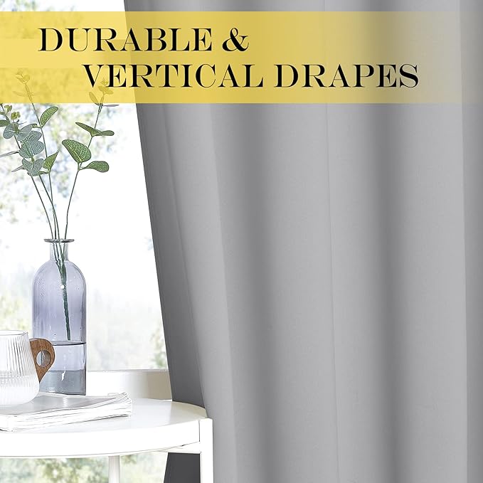 NICETOWN Blackout Door Curtain Drape - Image 4