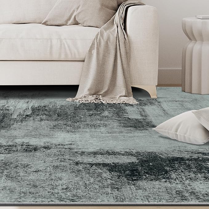 10x14 Area Rugs for Living Room Rug Washable: Abstract Large Rug Indoor Modern - Image 8