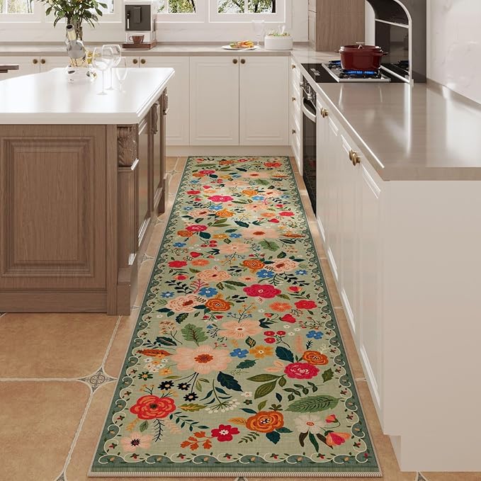 Rugcomf Washable Kitchen Runner 2'7"x12' - Image 2