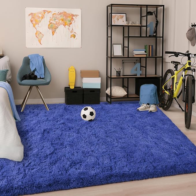 Chicrug Soft Area Rugs for Bedroom Living Room Plush Fluffy Rug 4x6 Feet - Image 5