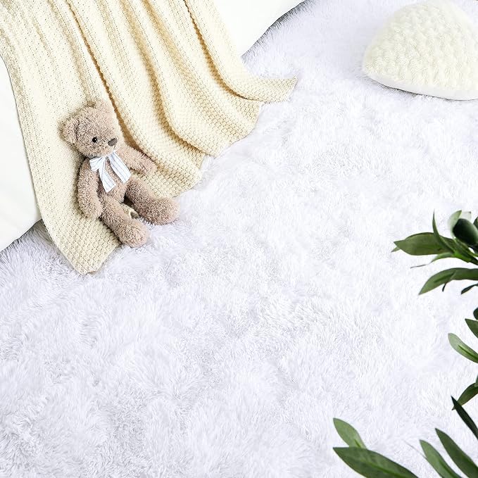 LOCHAS Ultra Soft Indoor Modern Area Rugs Fluffy Living Room Carpets - Image 4