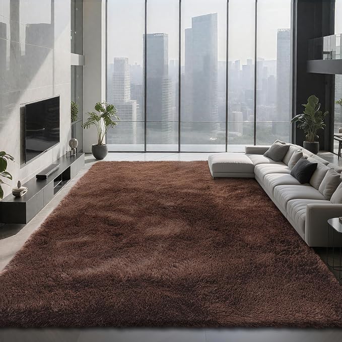 Shag Area Rugs for Bedroom Living Room, 5X8 Ultra Soft Fluffy Area Rugs for Dorm - Image 8