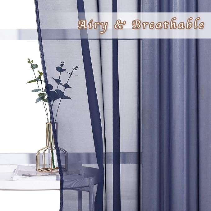 NICETOWN Sheer Voile Curtain Panels - Image 3