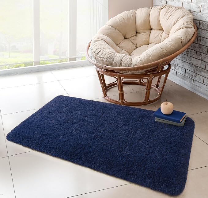 Chicrug Soft Runner Rug for Bedroom Living Room Plush Fluffy Rug 2x4 Feet - Image 7