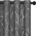Deconovo Blackout Curtains 95 Inches Long, Light Gray Drapes by Deconovo