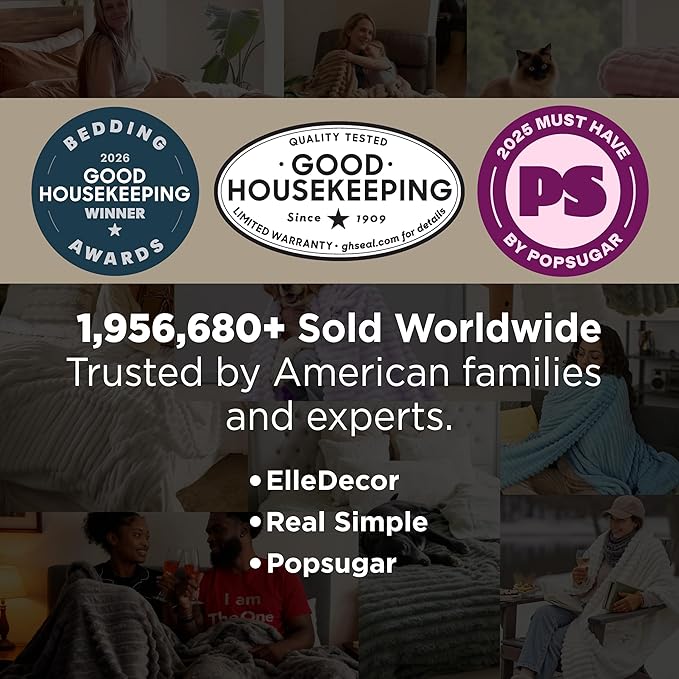 Bedsure Soft Light Purple Throw Blanket - Image 3