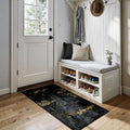 Washable Area Rugs 2'x5' Non-Slip Modern Abstract Soft by RELEANY