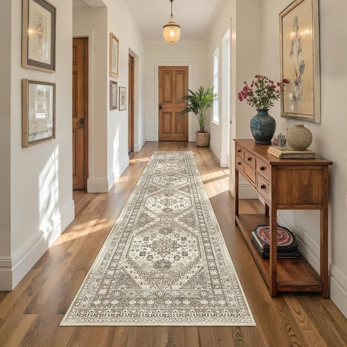Hallway Runner Rug 2x12, Extra Long Washable Runner Rugs - Image 5