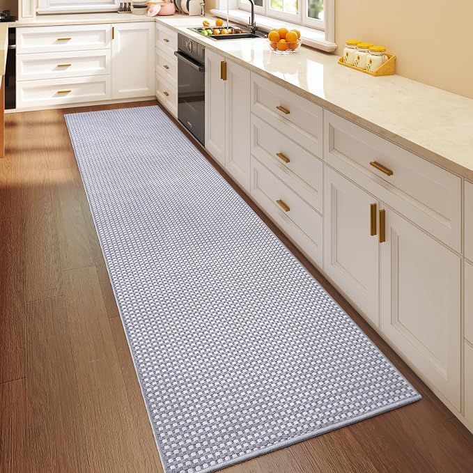 YDKGL Boho 2x8 ft Runners for Hallways Extra Long Woven Washable Kitchen Runner - Image 3