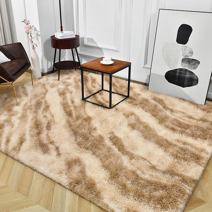 TWINNIS Super Soft Shaggy Rugs Fluffy Carpets, 5x8 Feet, Indoor Modern Plush - Image 8