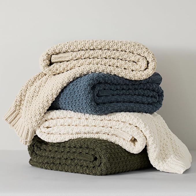 EVERGRACEHOME Chunky Chenille Knit Throw Blanket - Image 7