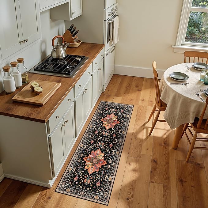Area Rugs 2'x5' Runner Rug Non Slip Washable by RELEANY