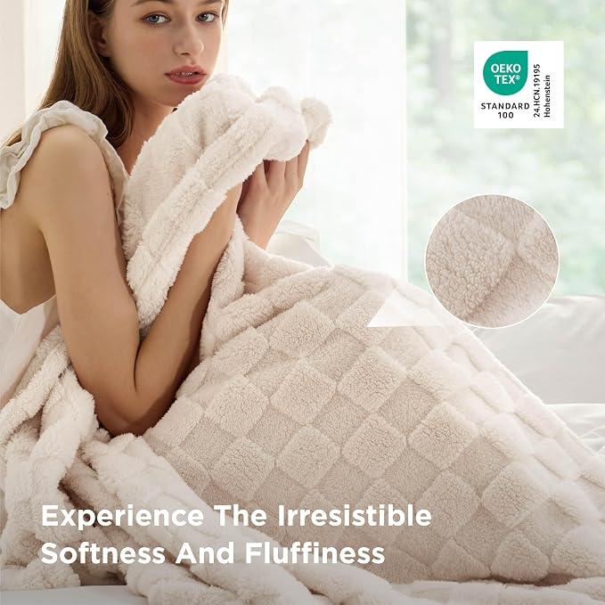 Bedsure GentleSoft Blankets Queen Size - Image 4